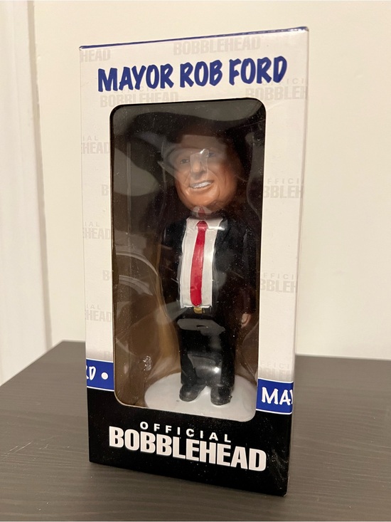 Other - Toronto Mayor Rob Ford Autograph Bobblehead (Signed on Box) or Best Offer